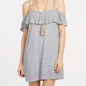Splendid NWT Off the Shoulder Striped Dress